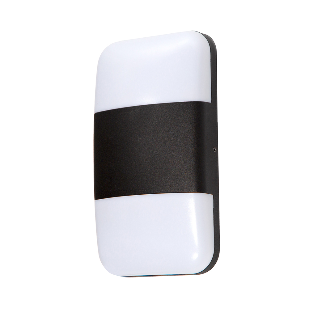 Lámpara de Pared Exterior LED 12W 6000K Negro IP54