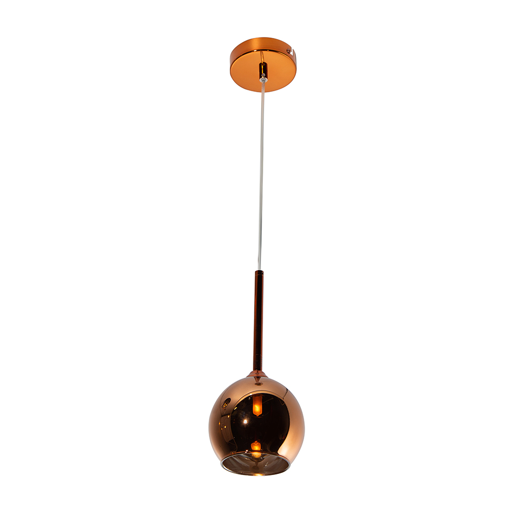 Lámpara Colgante Cobre 1 Luz  G9 40w