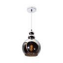 Lámpara Colgante Cromo E27 40w 1 Luz