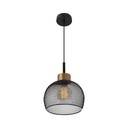 Lámpara Colgante Negra 1L