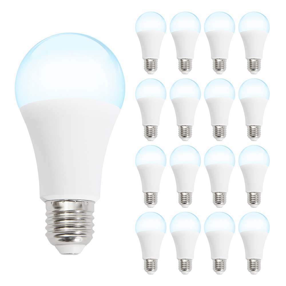 Foco LED A19 12W 6500K 16 Piezas