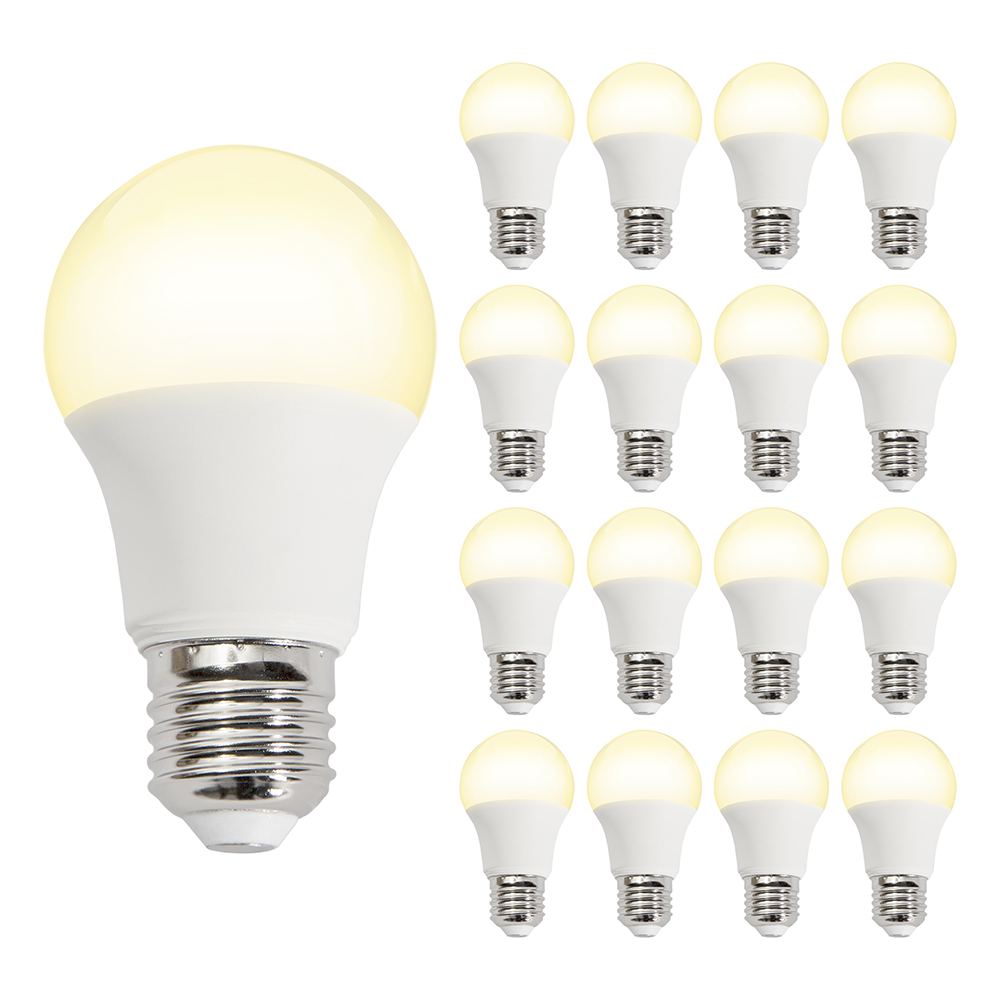 Foco LED A55 9W 3000 16Piezas