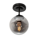 Lámpara de Techo Ahumado 1 Luz  E27 60w