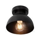 Lámpara de Techo Negro Mate 1 Luz  E27 60w