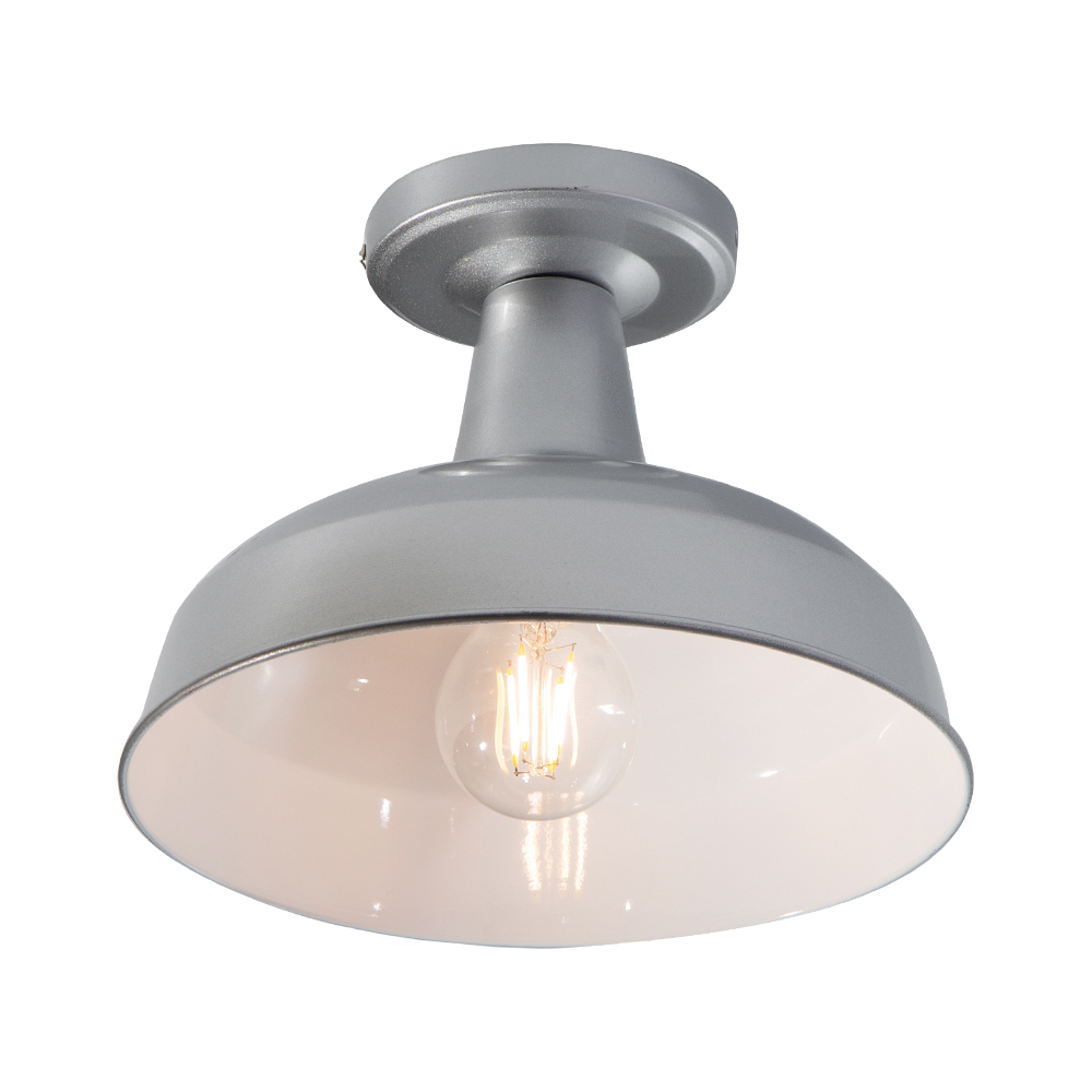 Lámpara de Techo Plata 1 Luz  E27 60w