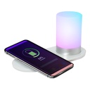 Lampara Escritorio Mesa LED Rgb USB Touch QI Wireless Dimmer