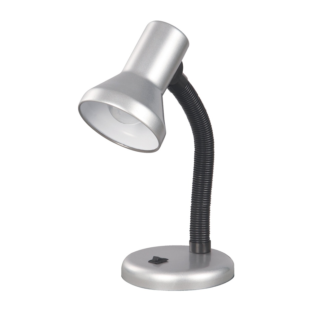 Lámpara de Escritorio Ike Lite Color Plata E27 60 W de 1 Luz