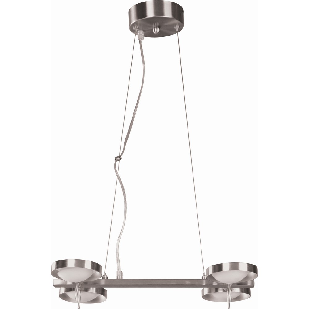 Lámpara de Techo G4 4L 20W Níquel Satinado