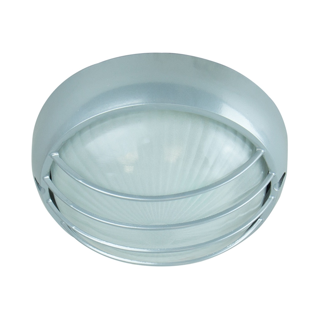 Aplique de Pared Lumicentro Plata 1 Luz 60W E27