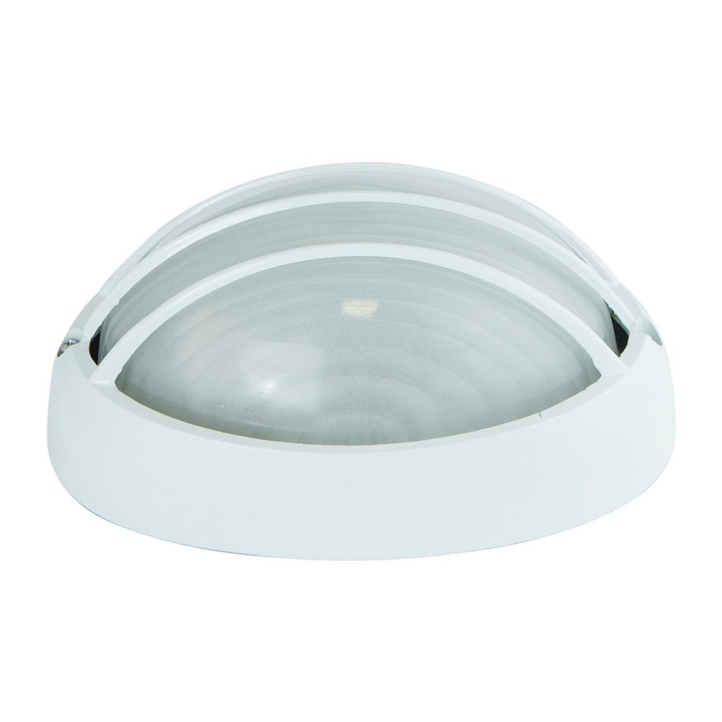 Lámpara de pared exterior acabado en blanco 1L E27 60W