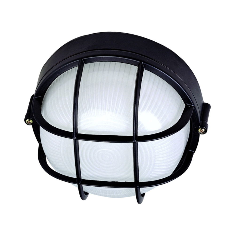 Lámpara de pared exterior 1 Luz E27 60W acabado en negro mate