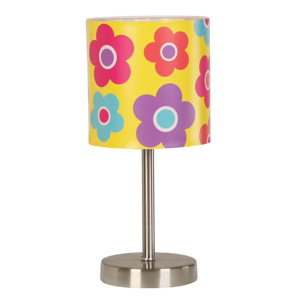 Lámpara de Mesa Satinado Niquelado E27 60W