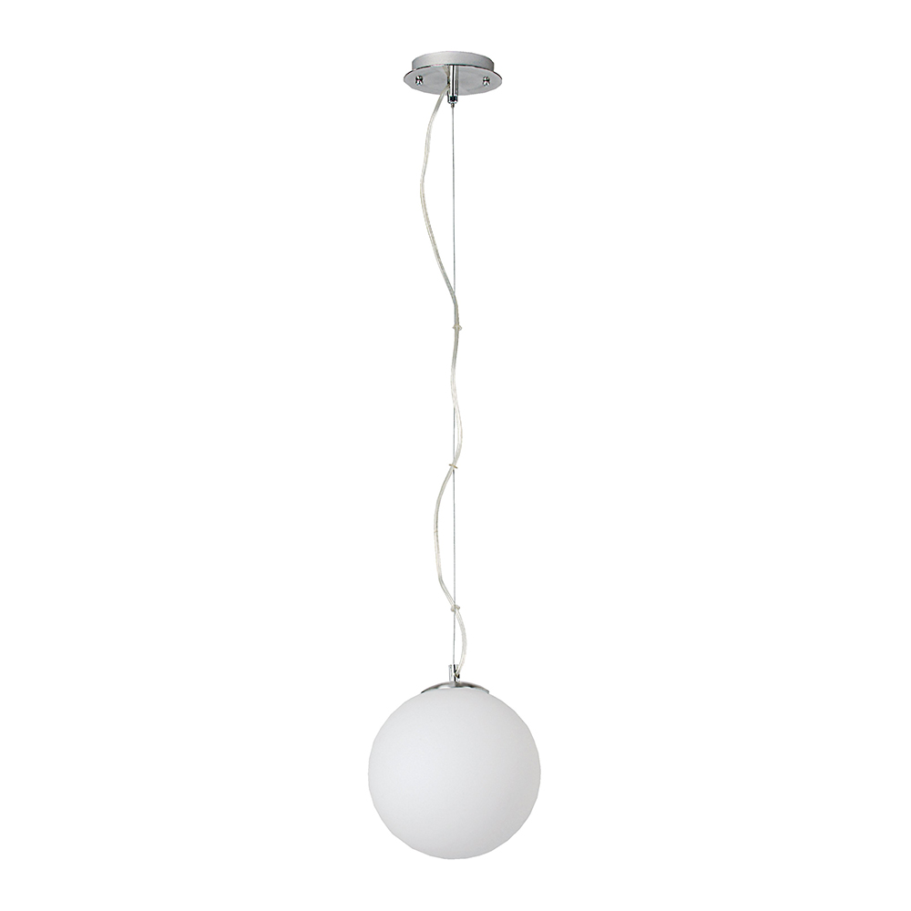 Lampara  Techo Niquel Satinado 1L E27 100W