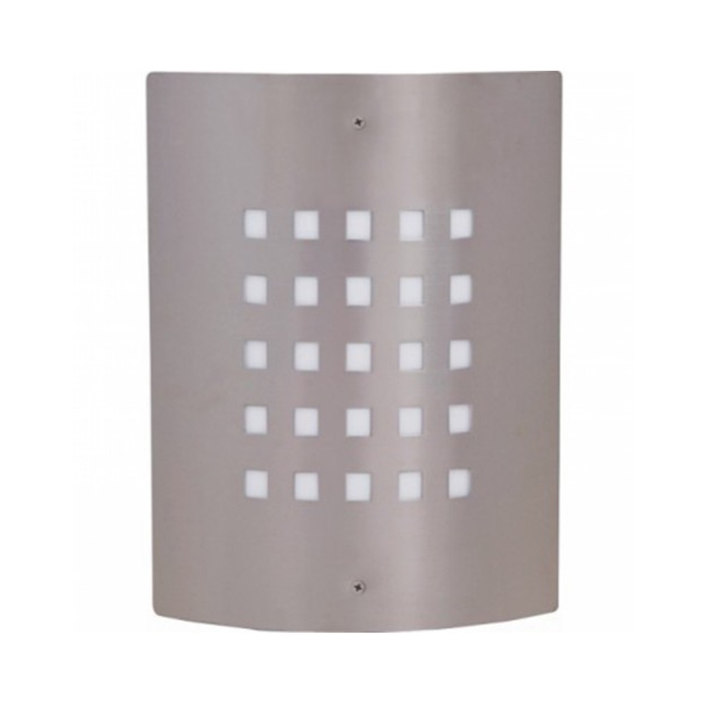 Lámpara de Pared E27 60W Plata Pulida