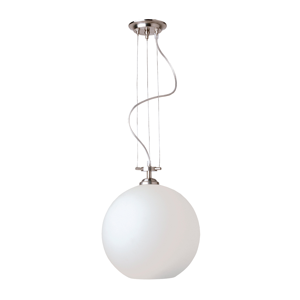Lampara  De Techo Satin Niquelado 1Lt