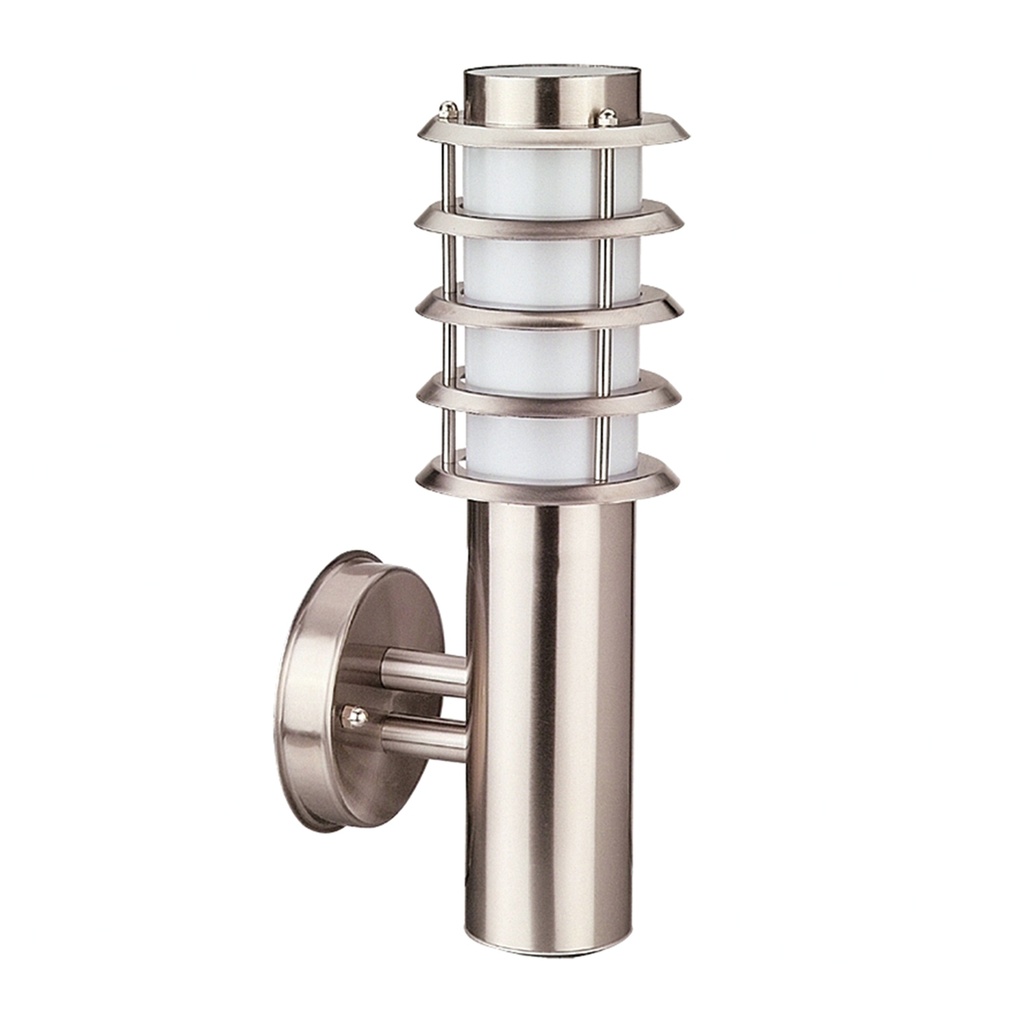 Lámpara De Pared Farol Acero Inoxidable E27  60w 1 Luz