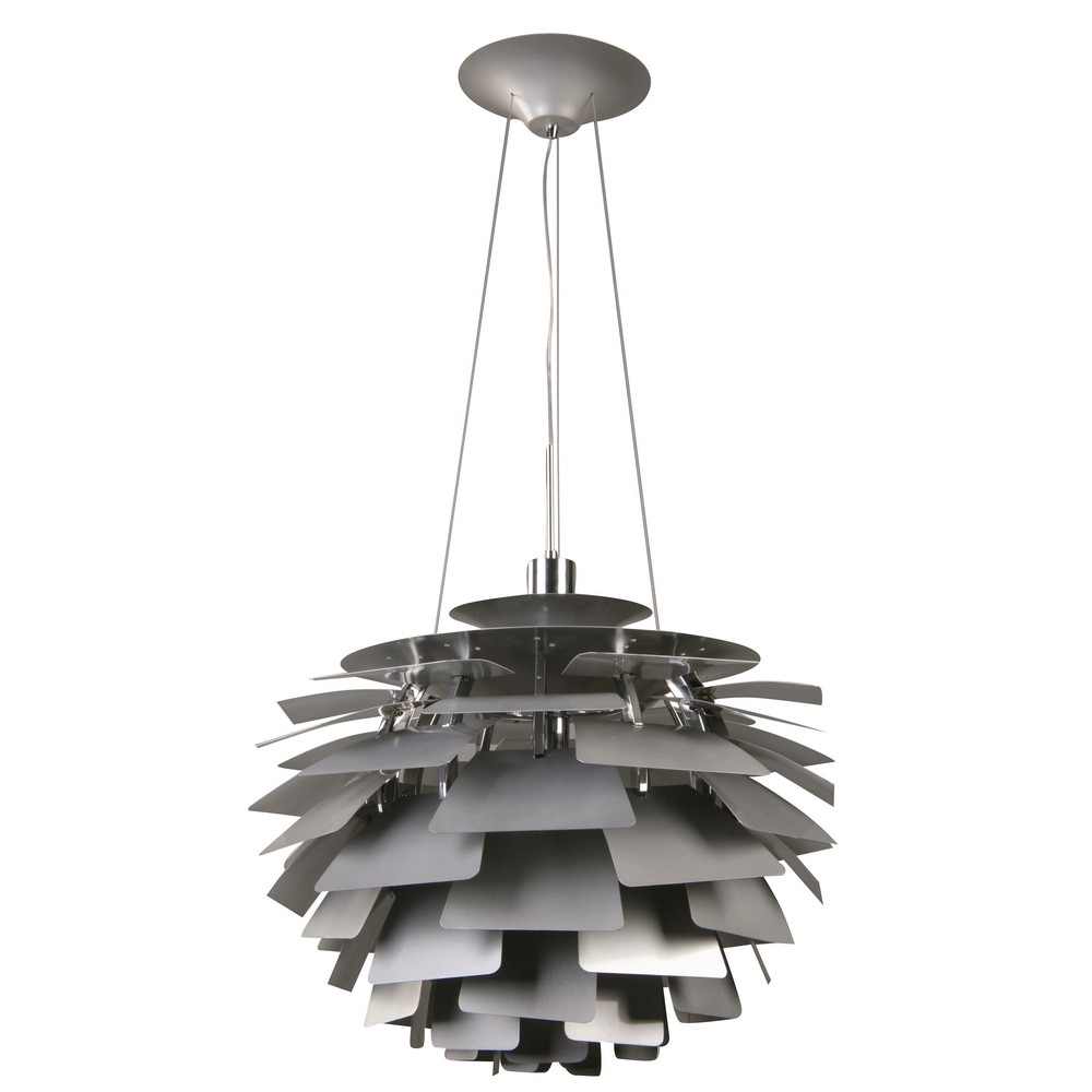 Lámpara de Techo E27 120W - Acabado Gris