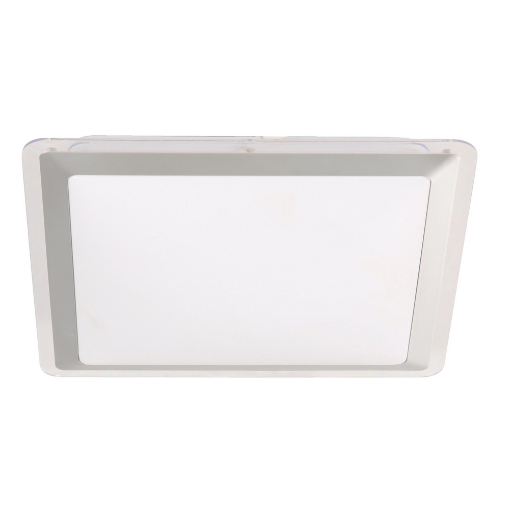 Lámpara de Techo T5 22W - Acabado Blanco/Plateado