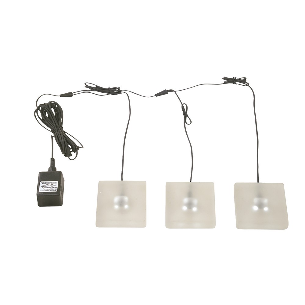 Lámpara de Jardín LED 3 luces Blancas 1.44W