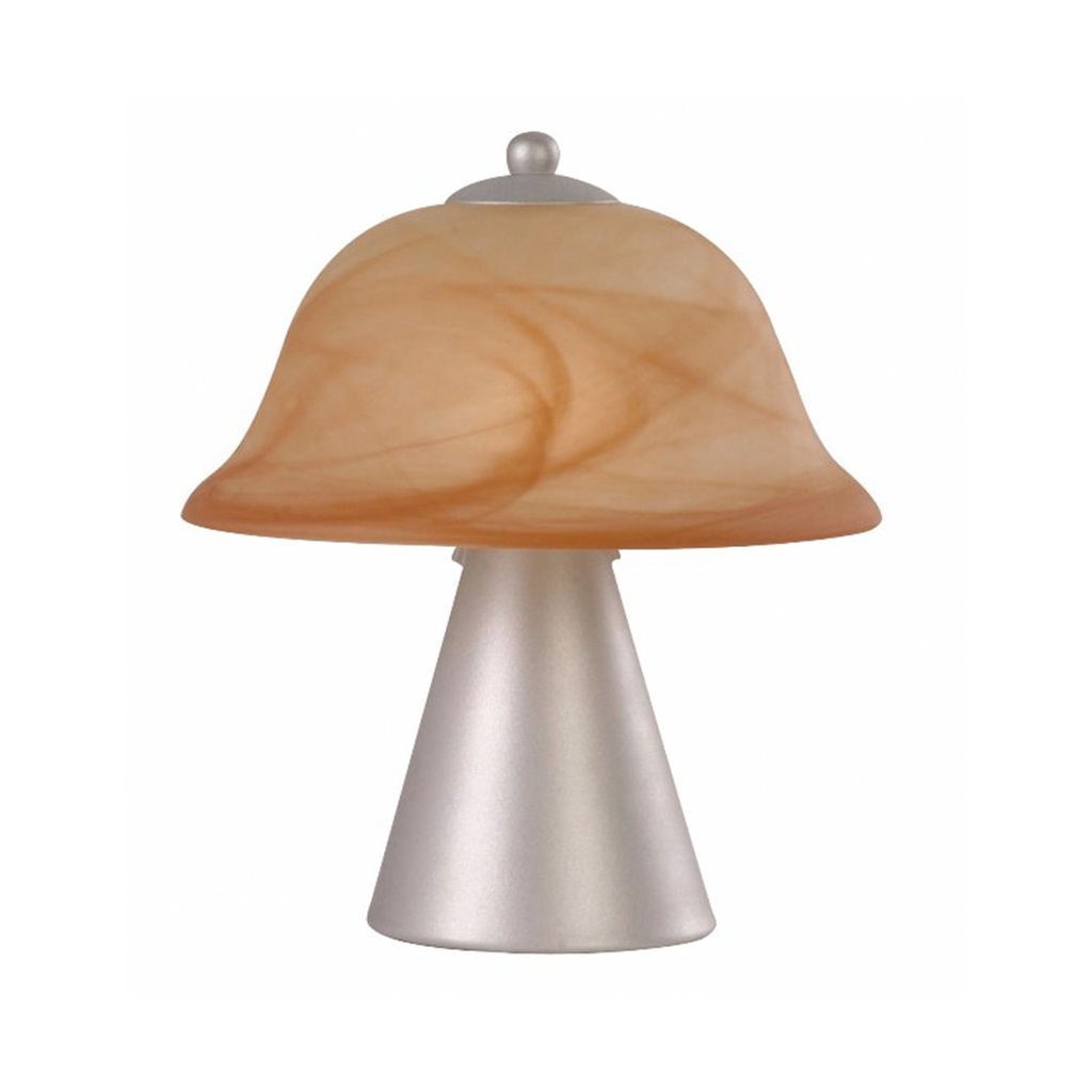 Lámpara de mesa con pantalla tipo alabastro
