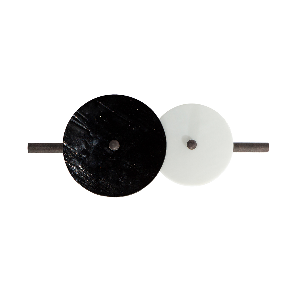 Lámpara de Pared Moderna Designers Negro y Blanco 40W G9 de 1 Luz