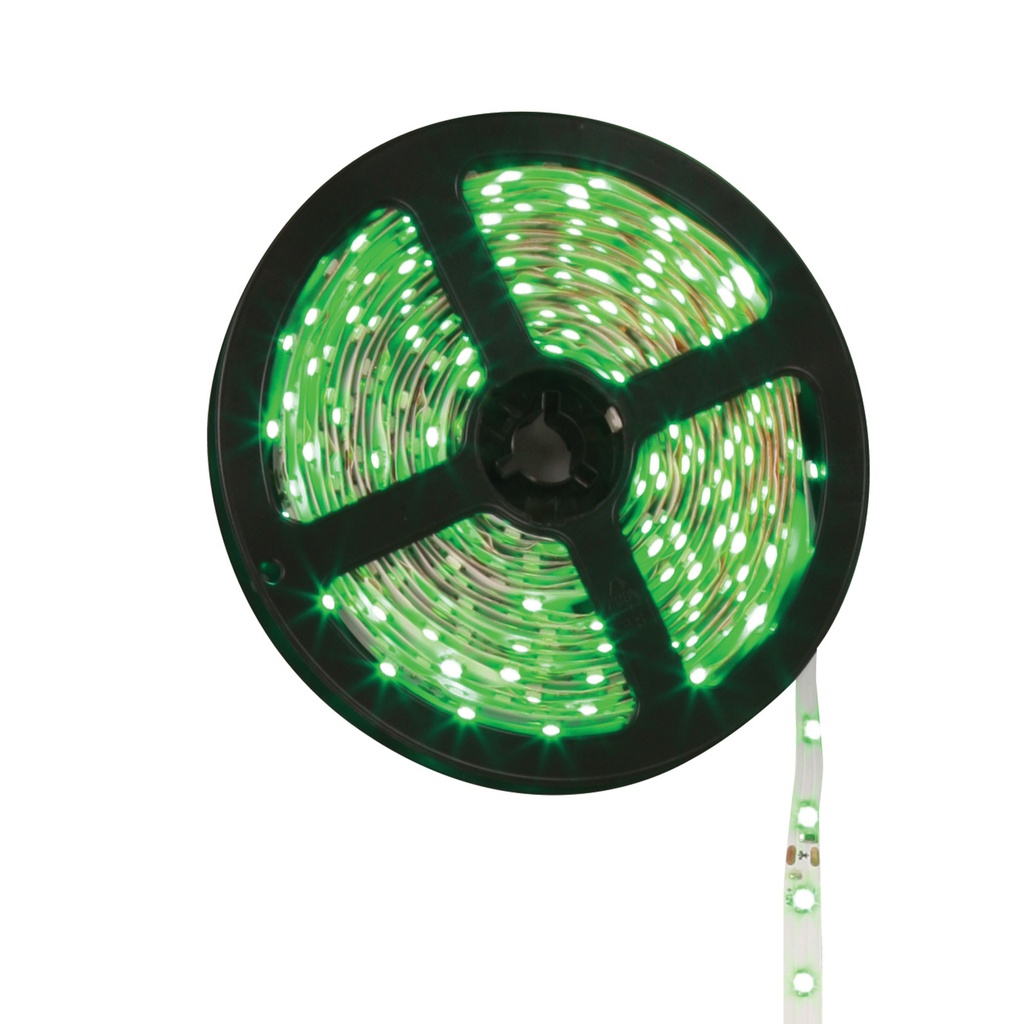 Tira LED color Verde 24W 5 Metros IP20