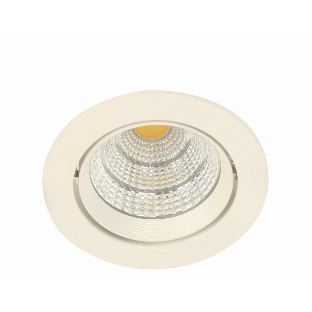 Luminaria LED Empotrada 6W Redonda Blanca