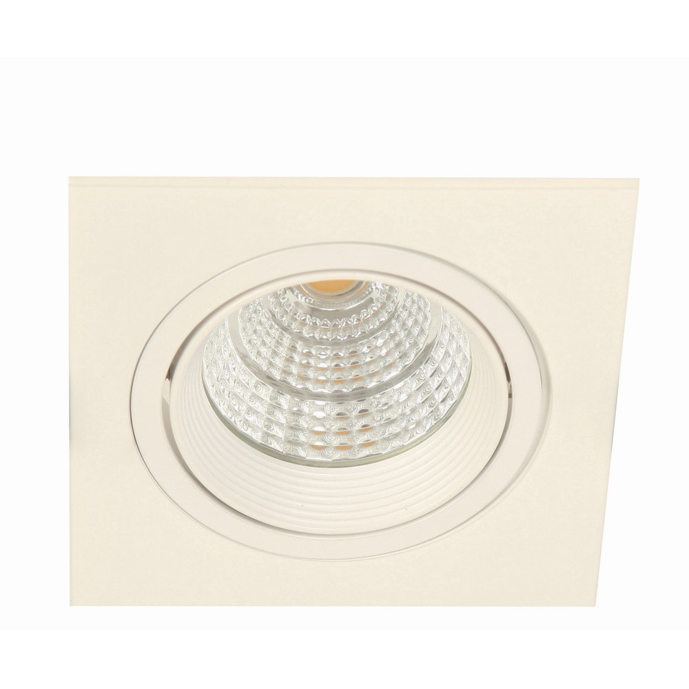 Luminaria LED Empotrada 6W Cuadrada Blanca