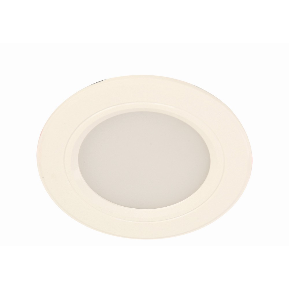 Luminaria LED Empotrada 7W Redonda Blanca