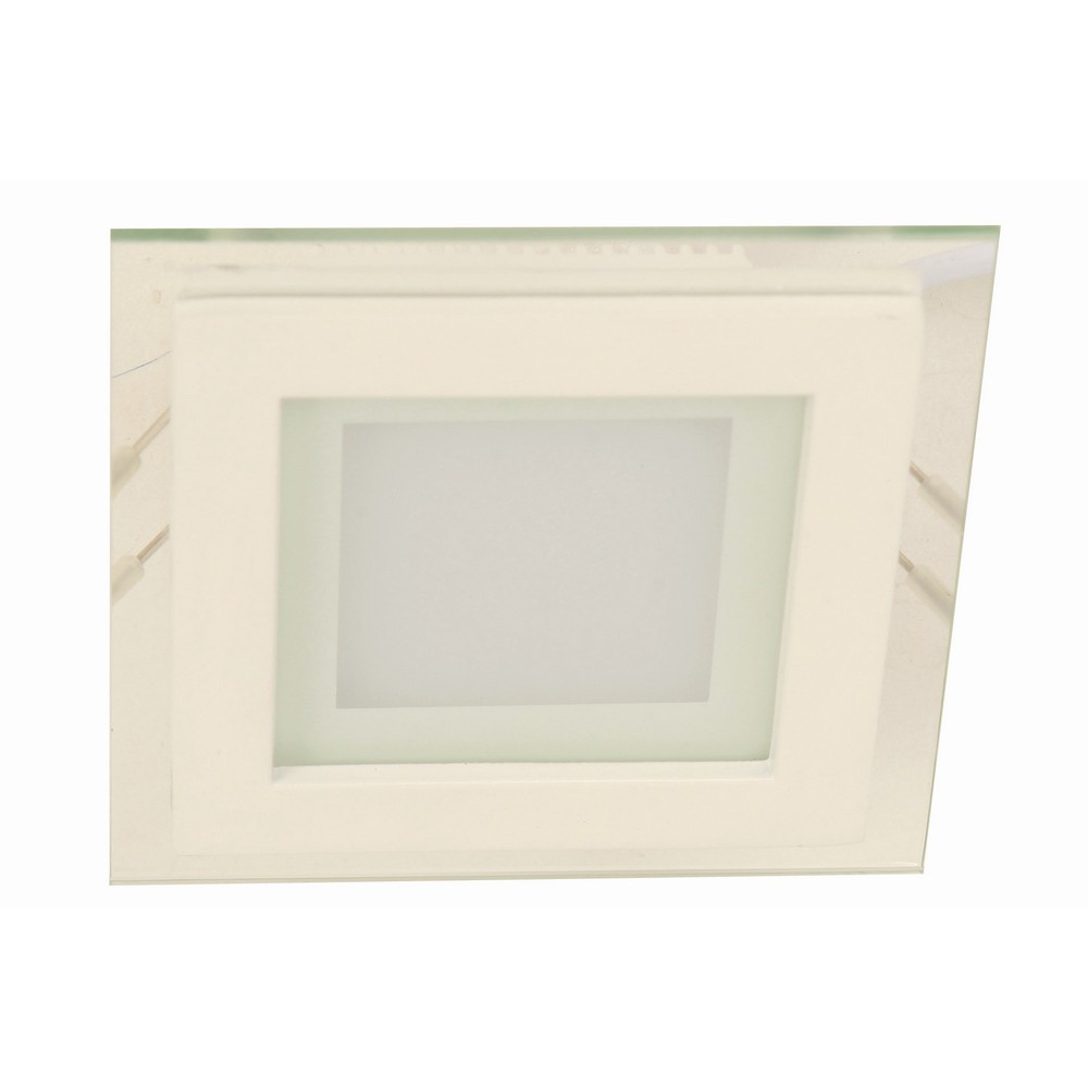 Luminaria LED Empotrada Cuadrada Clara 12W Blanca
