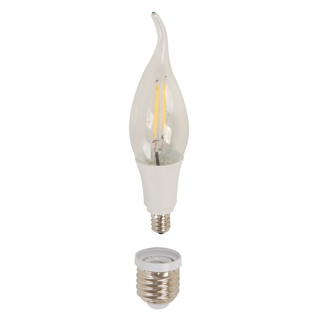Foco Vela LED con convertidor Lumicentro E12 de 2 W