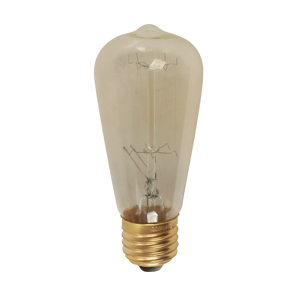Foco Filamento de Carbono E27 40W