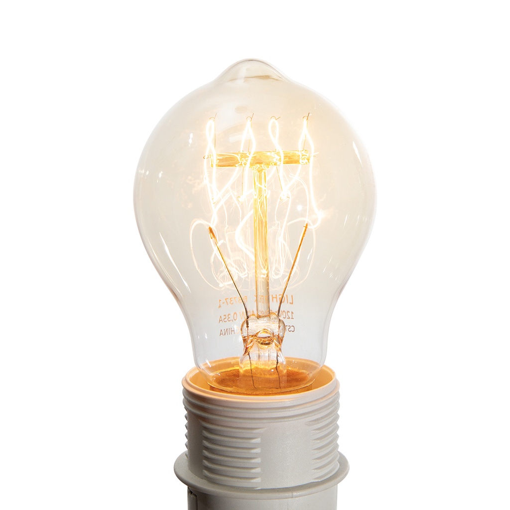 Foco de Filamento de Carbono Lightek A60 E27 de 40 W