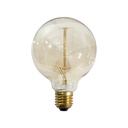 Foco Vintage Filamento E27 G95 Forma Globo 40W 2200K 96.3 lm