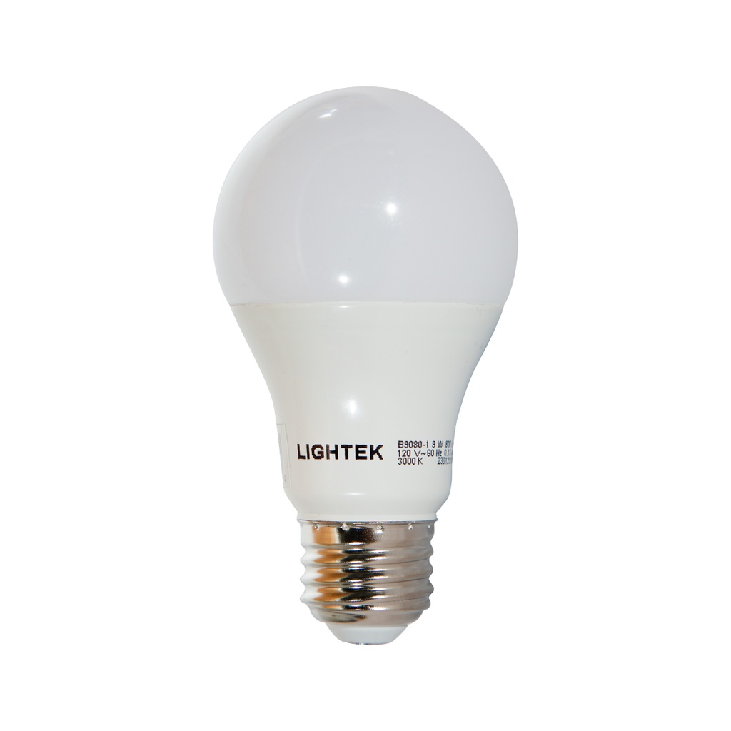 Focos LED de 10 pack 60w Socket E27 Luz Amarilla 30 lm 20000h de vida Lightek  000k 80