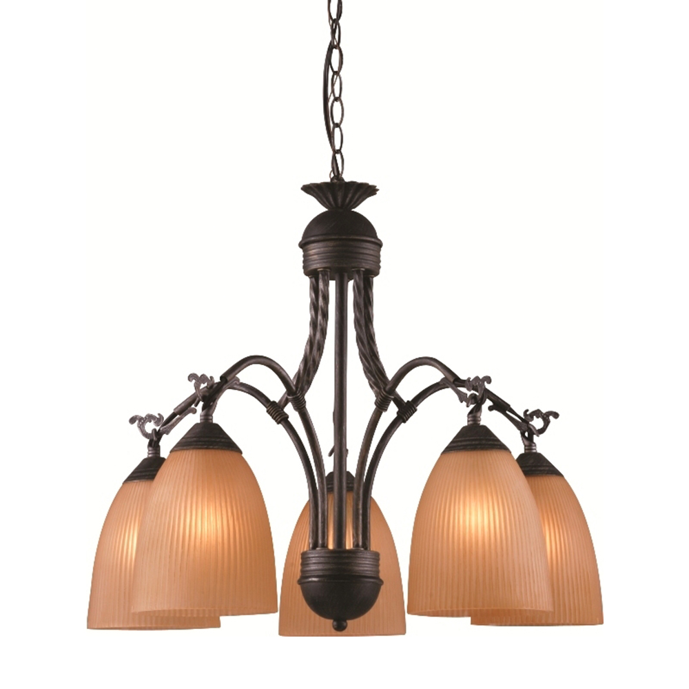 Candil E-27 5 Luz 60W