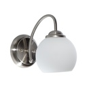 Aplique de Pared Moderno Ike Lite Níquel Satinado 60W E27 1 Luz