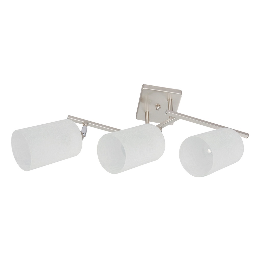 Lámpara Techo Níquel Satinado 3 Luces Ideal para dar ese toque moderno a tu hogar