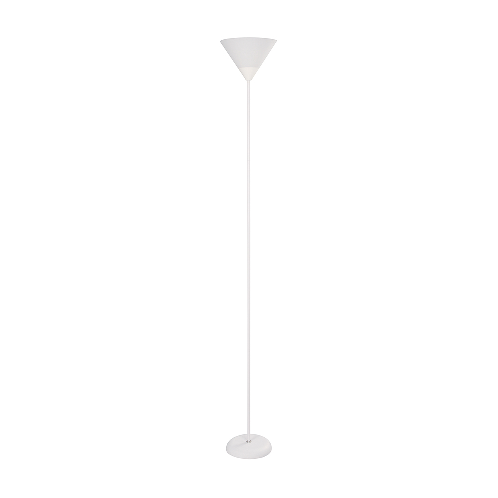 Lámpara de piso Blanco 1 Luz  Ideal para dar esa luz secundaria para armonizar la recámara o sala