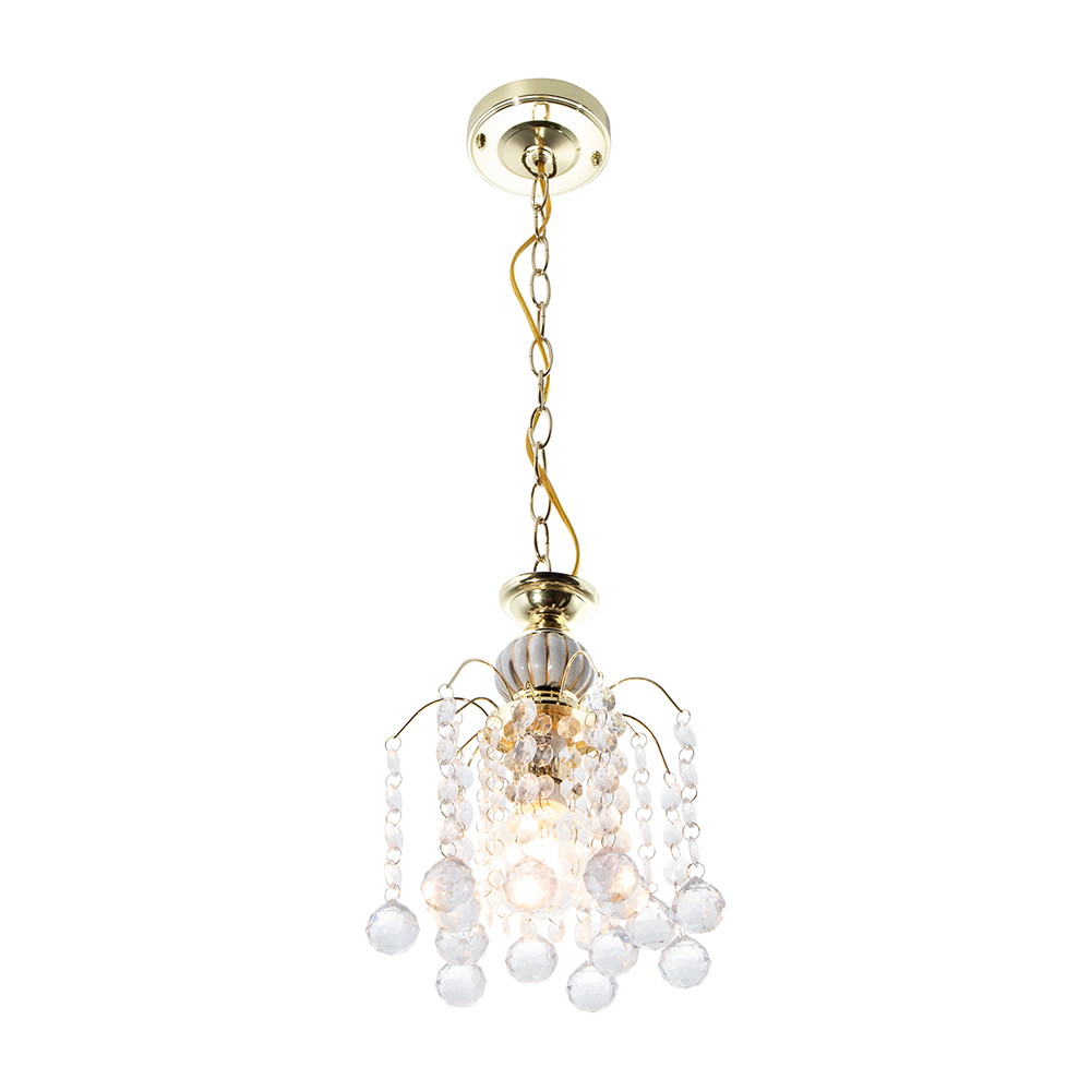 Lámpara Colgante Inlite Color Dorado 1 Luz