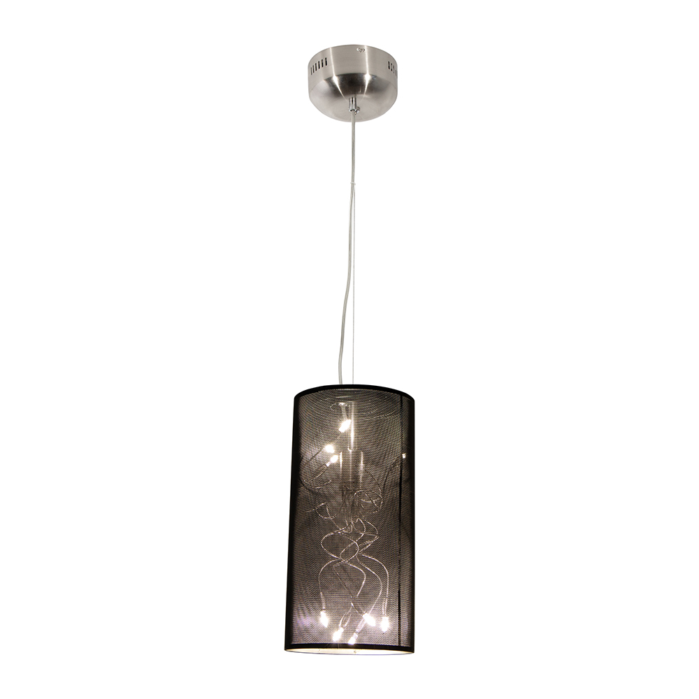 Lámpara Colgante Inlite Color Negro de 9 Luces