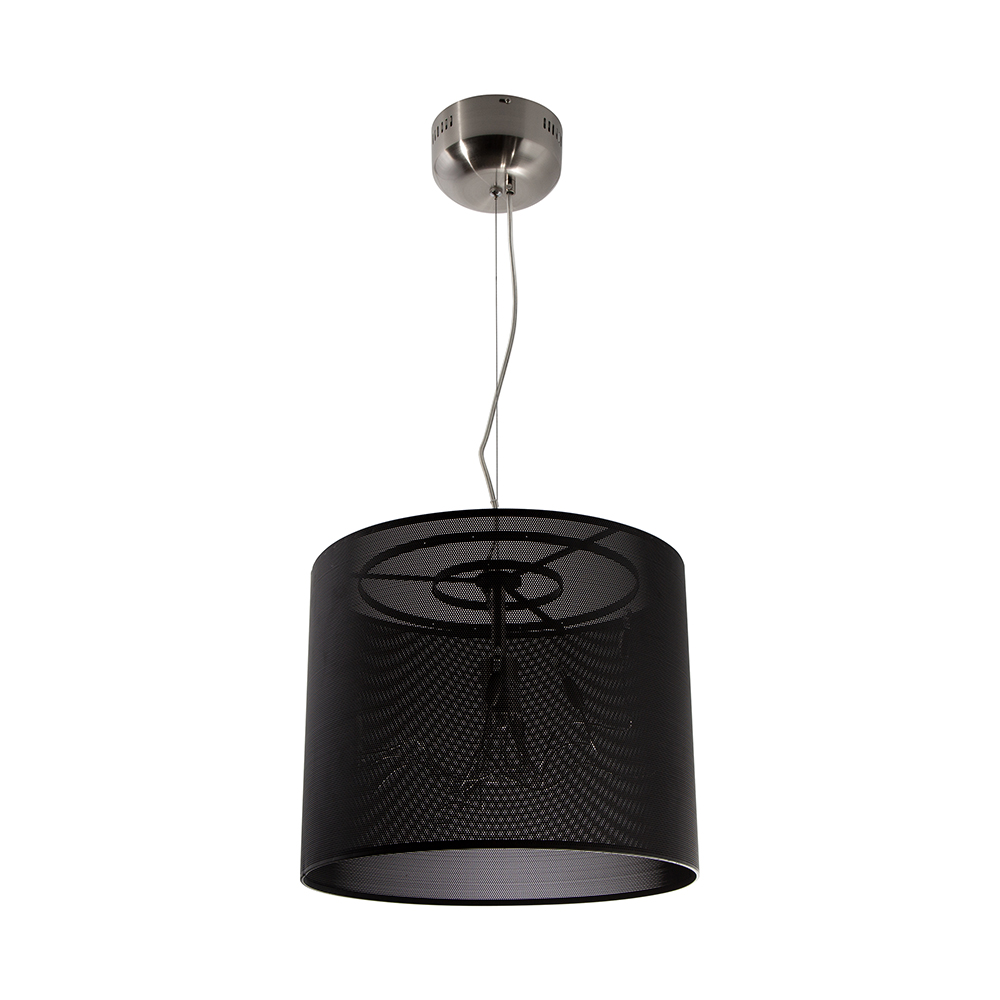 Lámpara Colgante Inlite Color Negro de 9 Luces