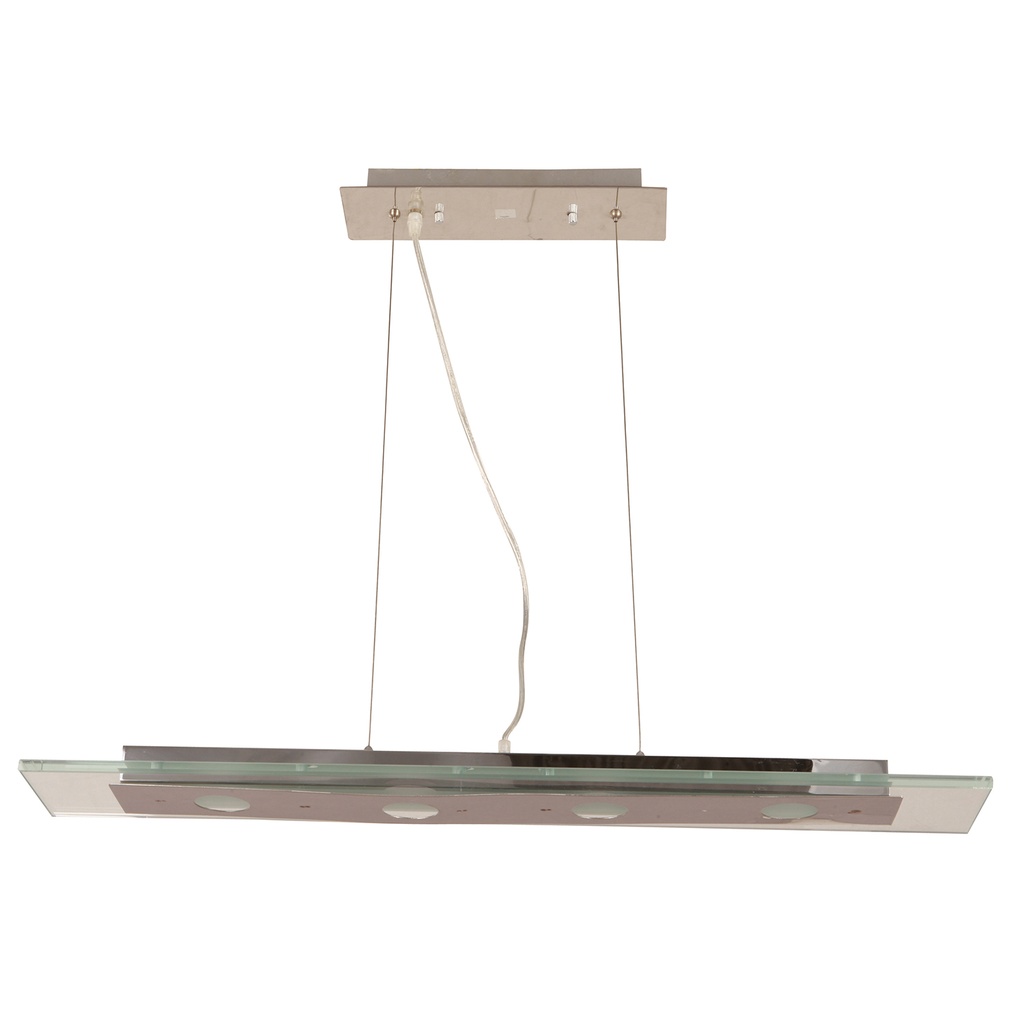 Lámpara Colgante LED acabado en cromo 3L