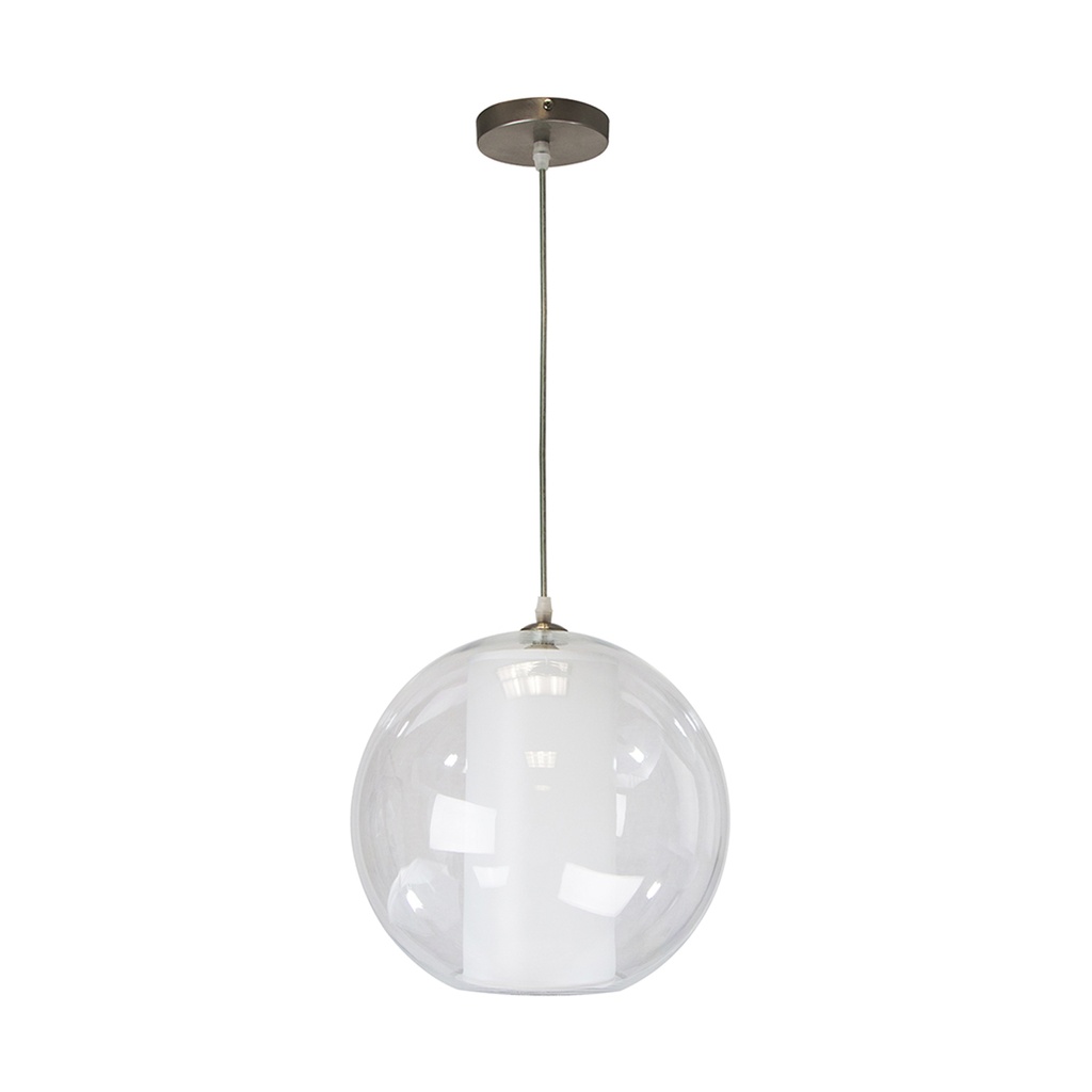 Lámpara Colgante Inlite Café 1 Luz 60W E27