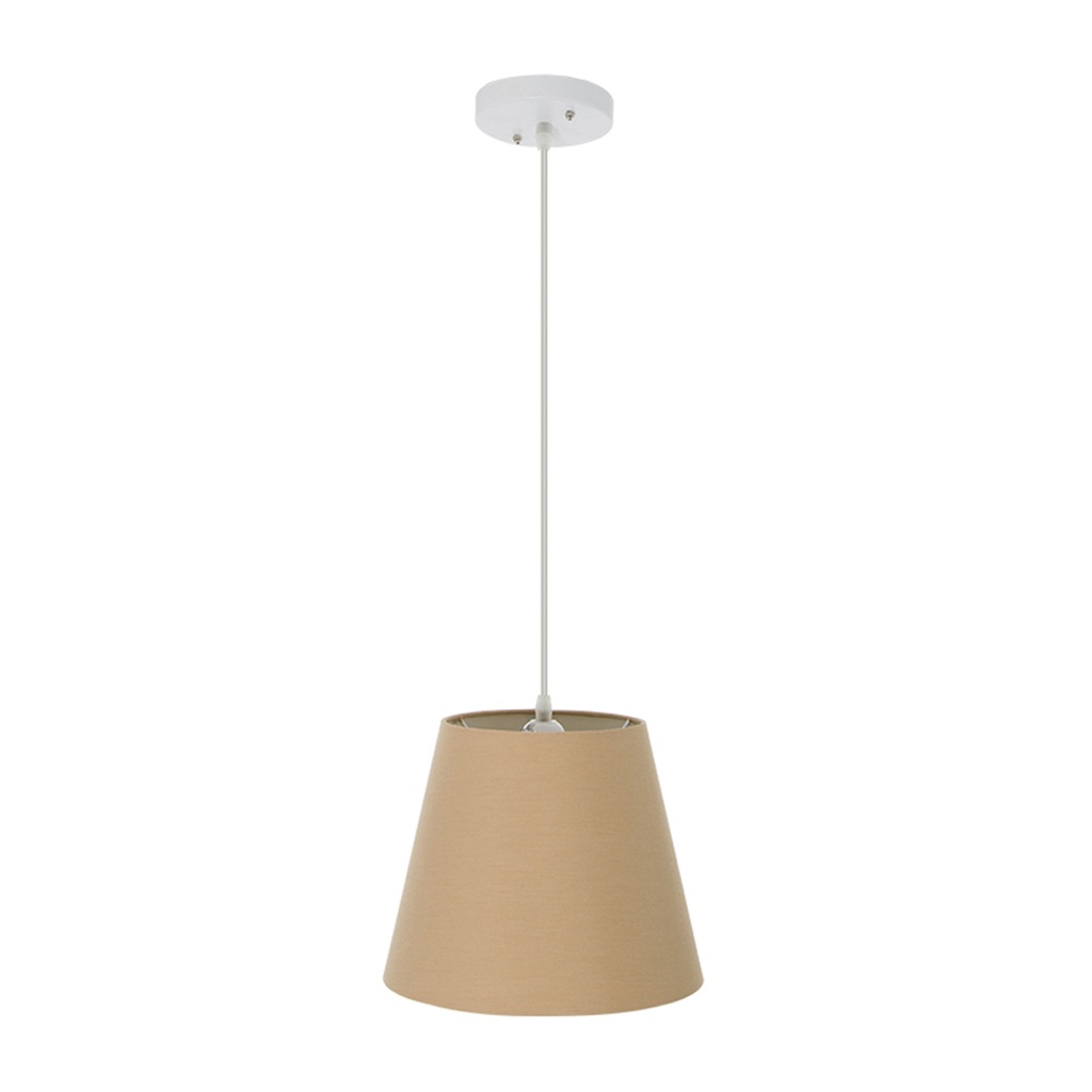 Lámpara Colgante Inlite Blanco con Estampado 1 Luz E27