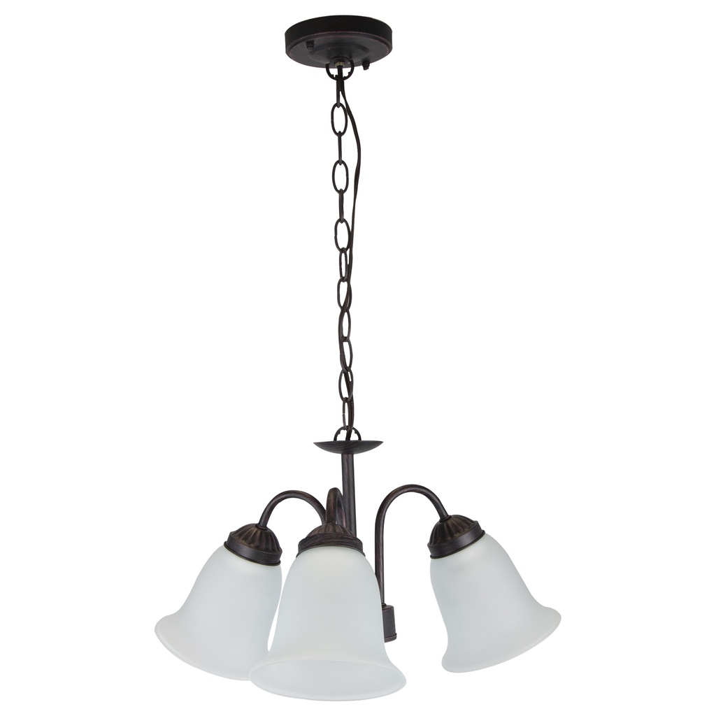 Lámpara Colgante Negra 3 Luces E27 60W