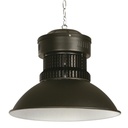 Lámpara Colgante Bodegas Negra 150w Luz Led Integrada
