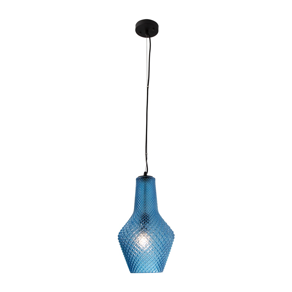 Lámpara Colgante Lumicentro Azul de 1 Luz