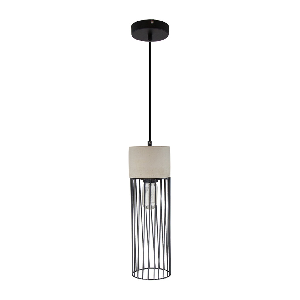 Lámpara Colgante Inlite Color Negro de 1 Luz