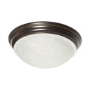 Plafón De Techo Led 17w, Acabado Bronce , Luz Cálida 3000k